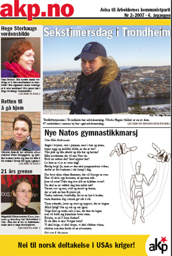 Siste utgåve av månadsavisa akp.no