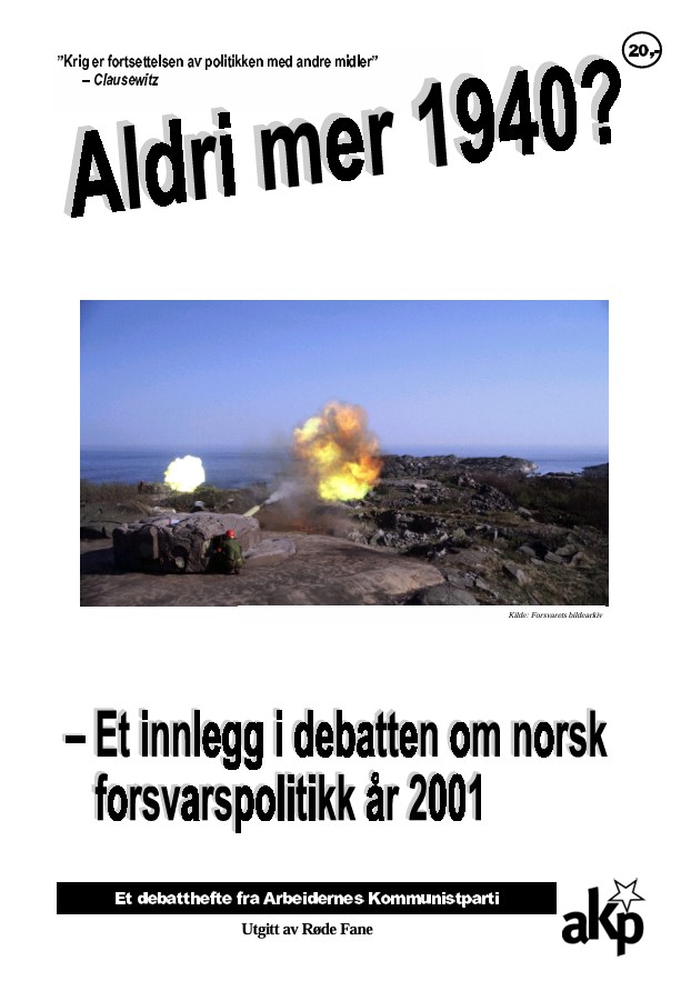 Aldri mer 1940?