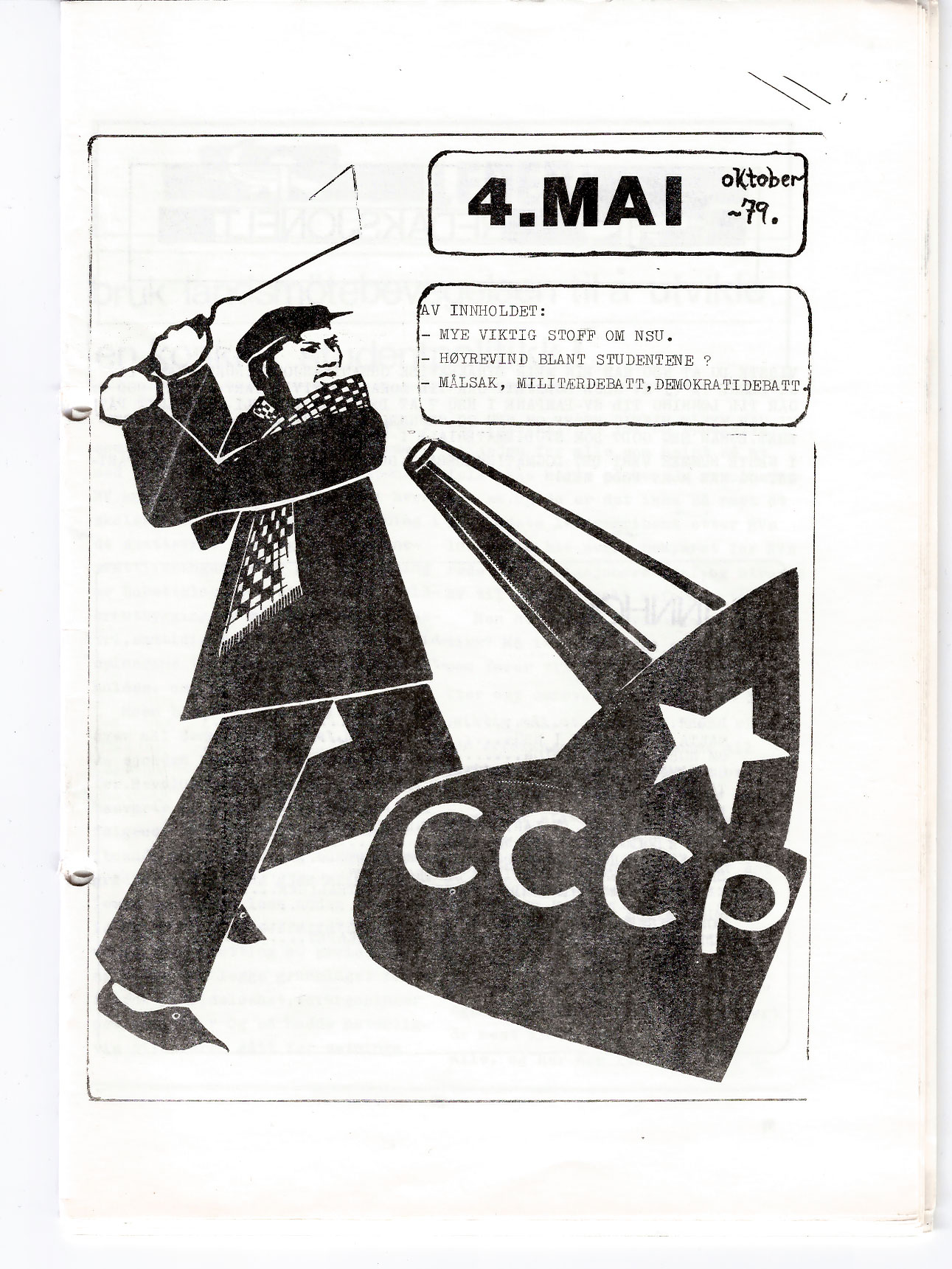 4. mai oktober 1979