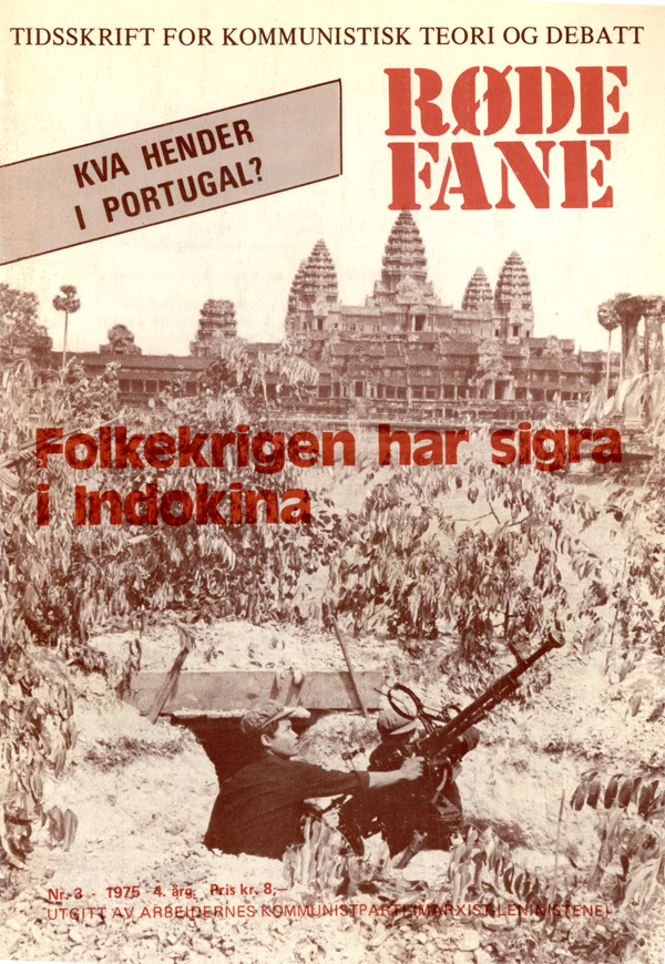 Forside Røde Fane nr 3, 1975