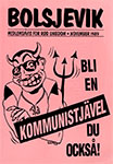 Forsida på Bolsjevik november 1989